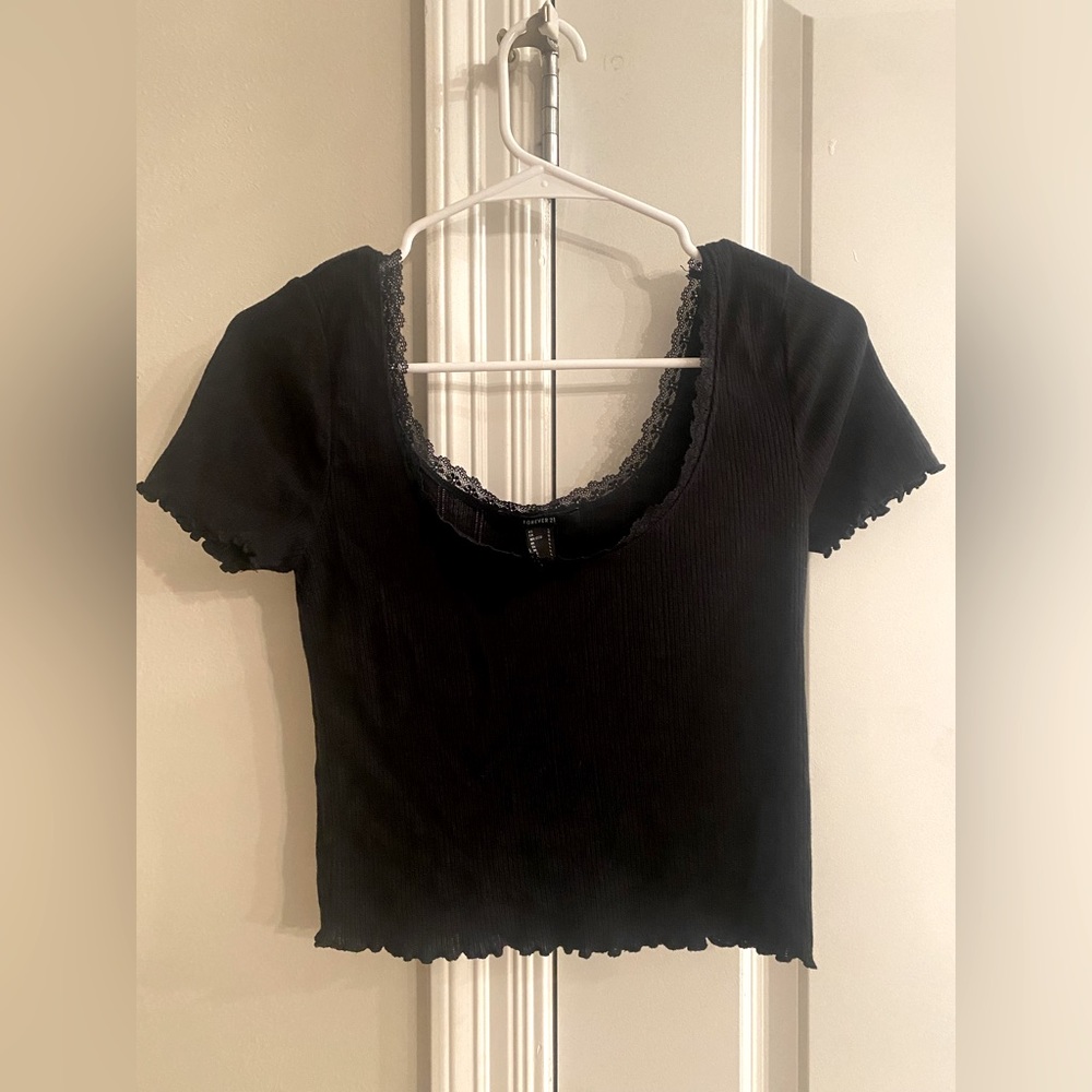 COPY - Forever 21 Crop Top with Lace